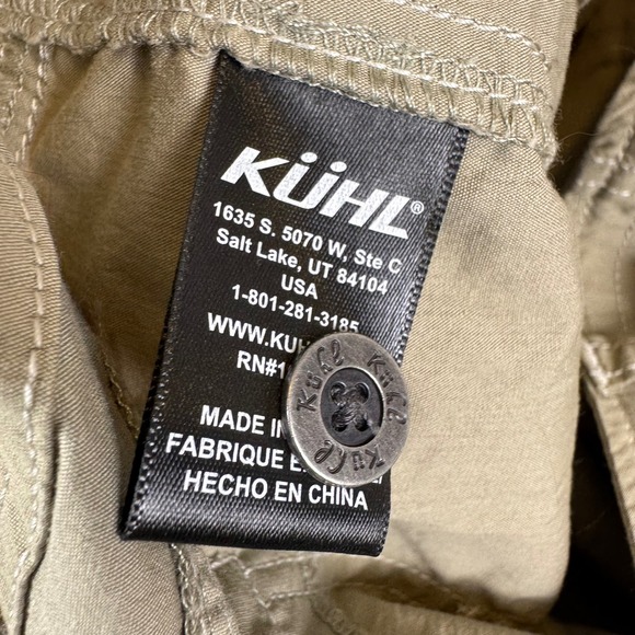 KUHL Women's Khaki Kontra 11" Shorts Size 14 Ultralight Stretch NWT - Picture 9 of 12